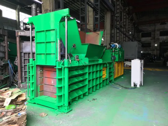 Closed Door Horizontal Plastic Bottle Plastic Film Baler/Horizontal Semi-Automatic Plastic Baling Machine/Pet Bottle Baler